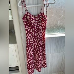 Like new! Red floral dress by Shein